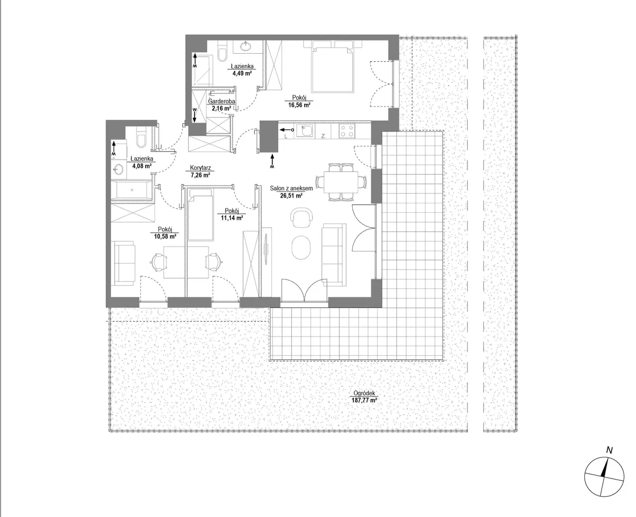 Lokal 0M05 — Piątkowo Residence