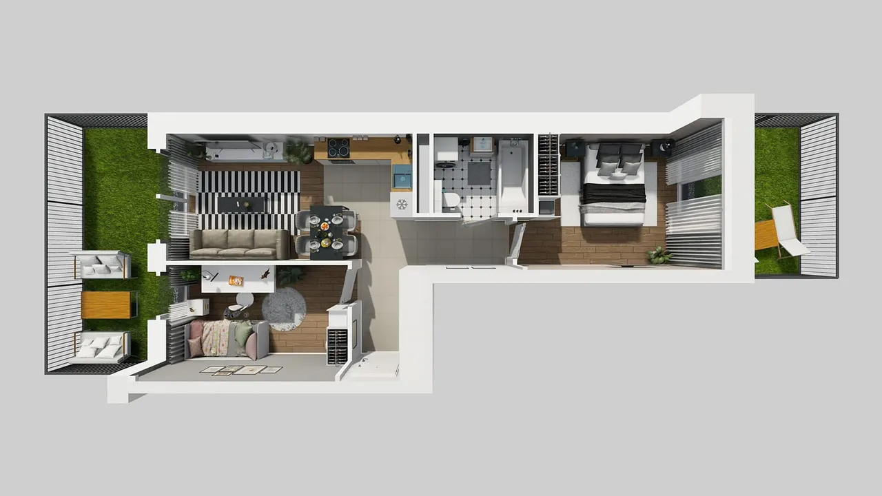 Unit APARTAMENTY PARK MATECZNEGO_2_2_I_MK_1 — Rydlówka