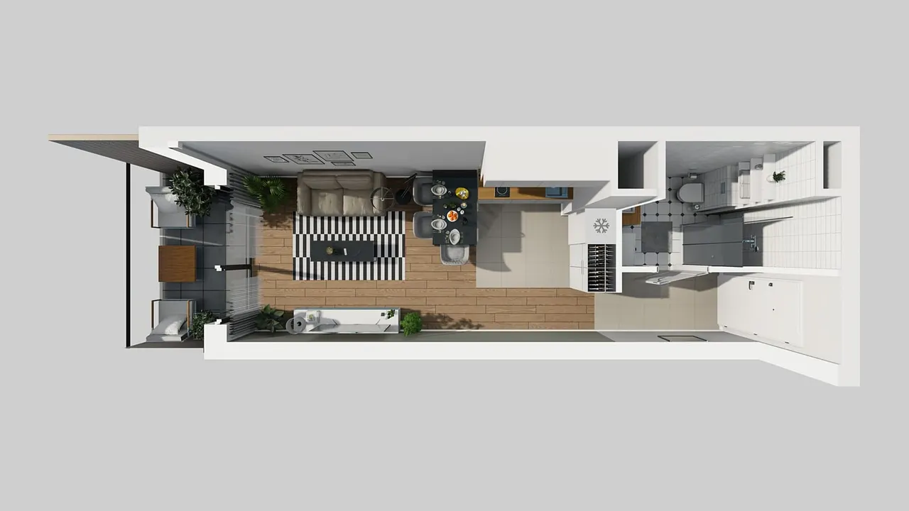 Unit APARTAMENTY GRZYBOWSKA 11_1_1_A_MK_59 — Grzybowska 11