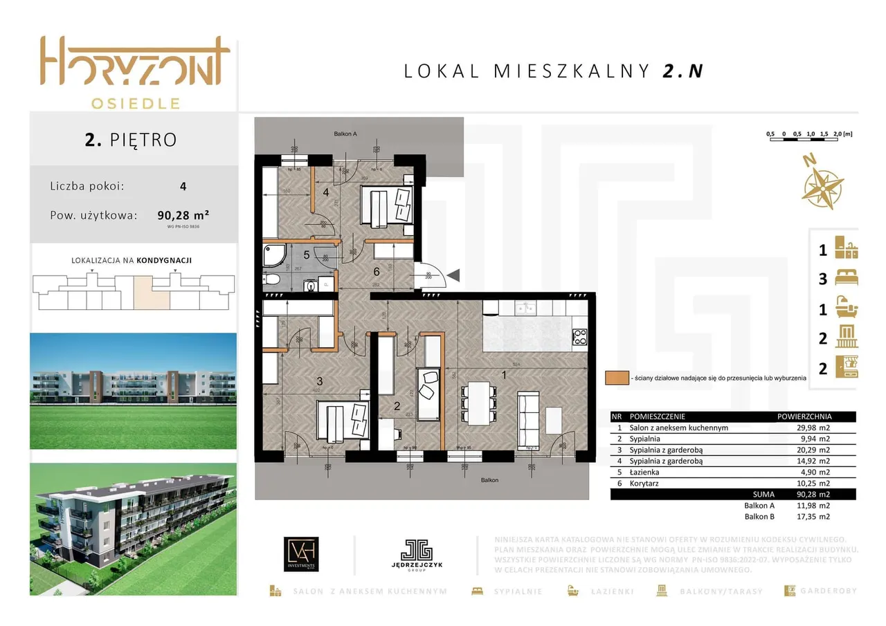 Lokal 2N — Św. Jadwigi Królowej dz. ew
