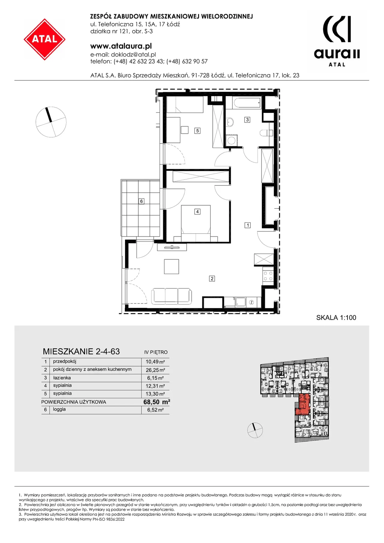 Lokal 2-4-63 — Telefoniczna 15, 15A, 17
