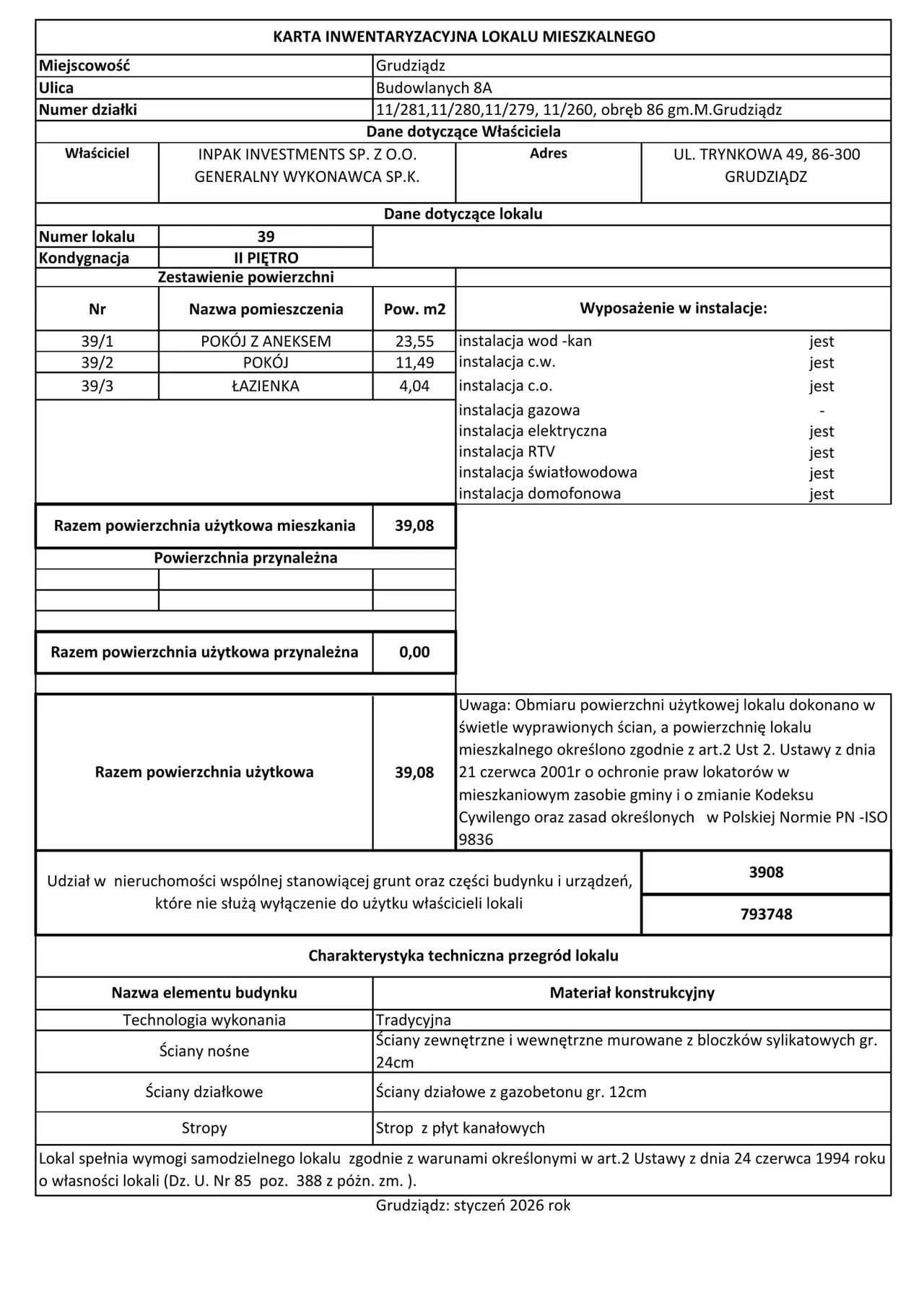 Unit M-39 — Budowlanych