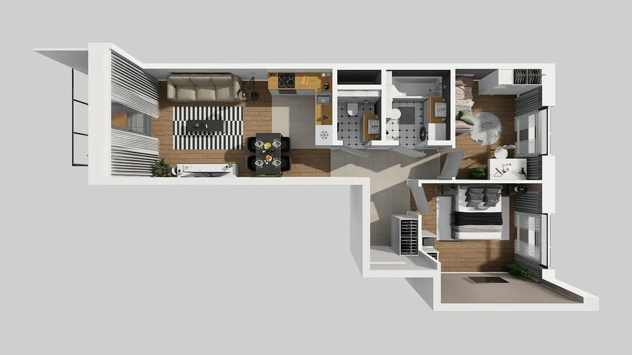 Лот APARTAMENTY BEETHOVENA_1_1_B_MK_35 — Józefa Piusa Dziekońskiego