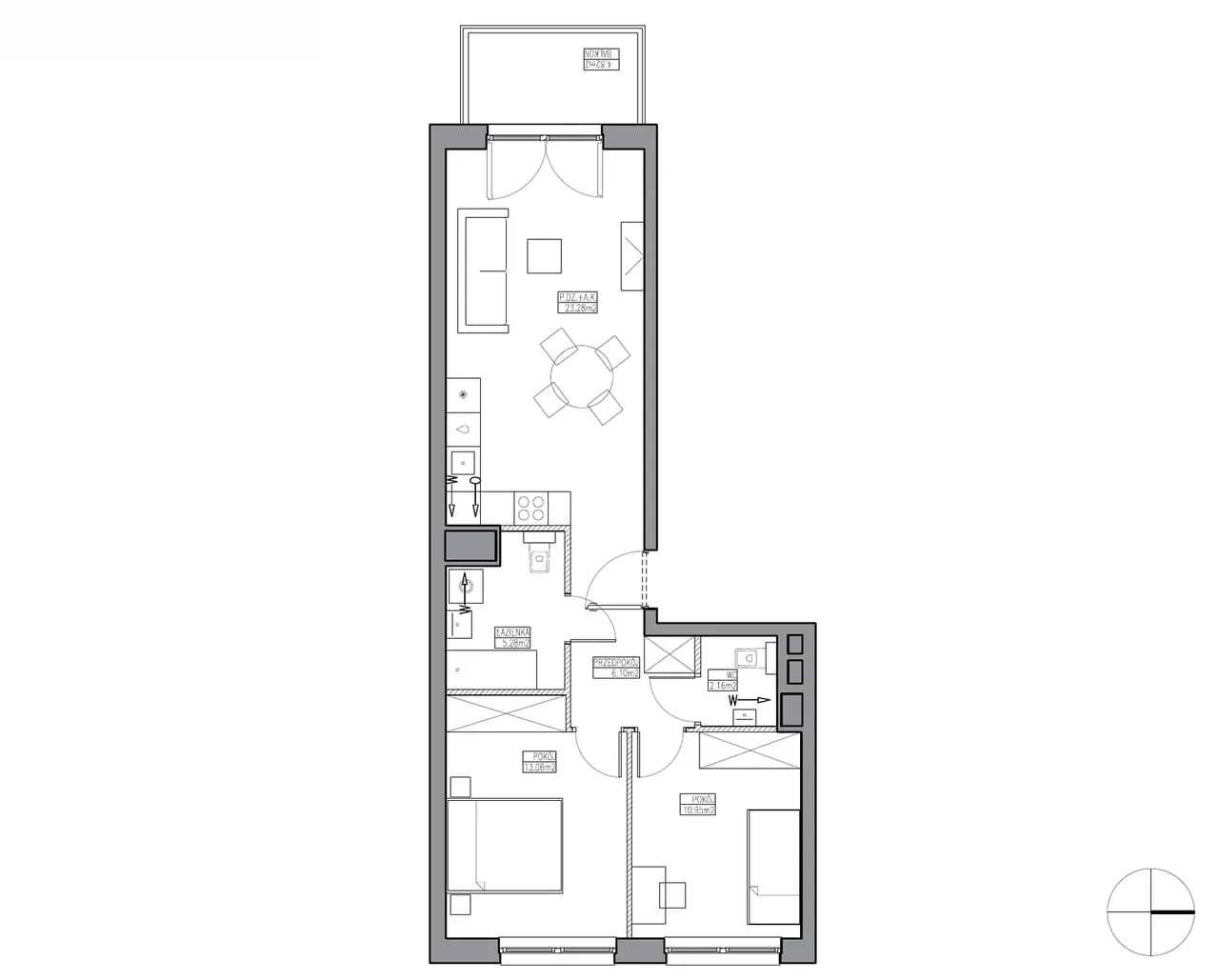 Lokal KR5/A/3/1 — Apartamenty Krakowska