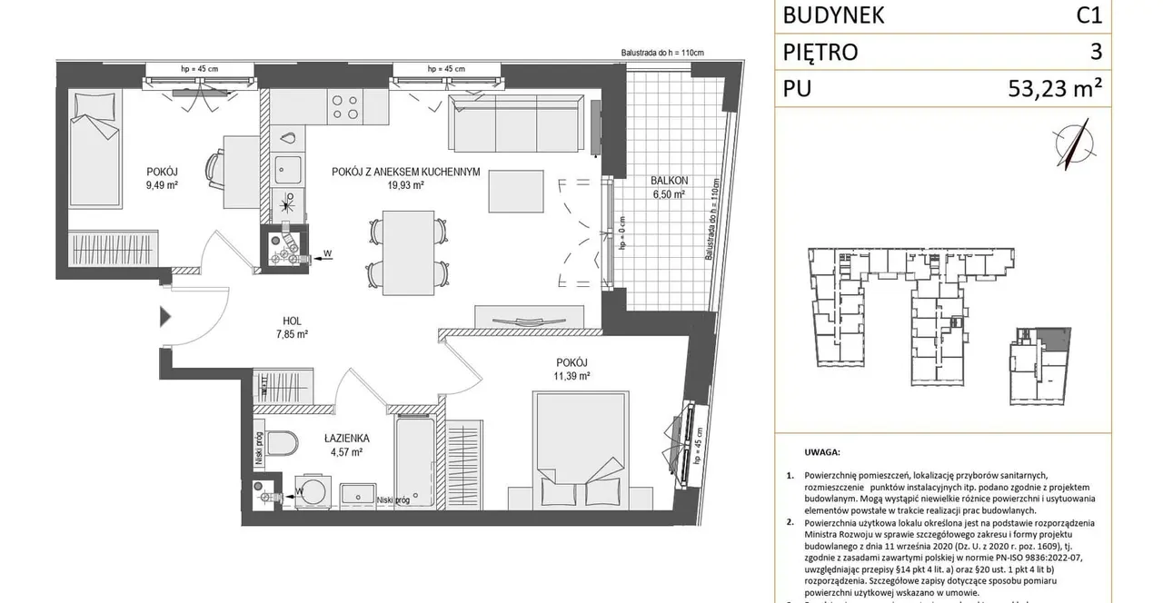 Лот ZAJEZDNIA MOTŁAWA_1_2_C1_MK_127 — Kurza 1-8
