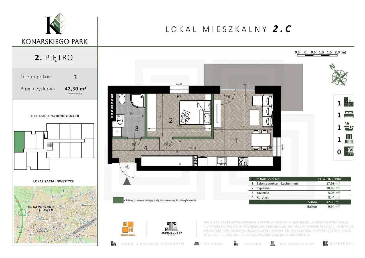 Лот 2.C — ul. Konarskiego dz. nr ew.: 17/10, 27, 28 obr. 0003