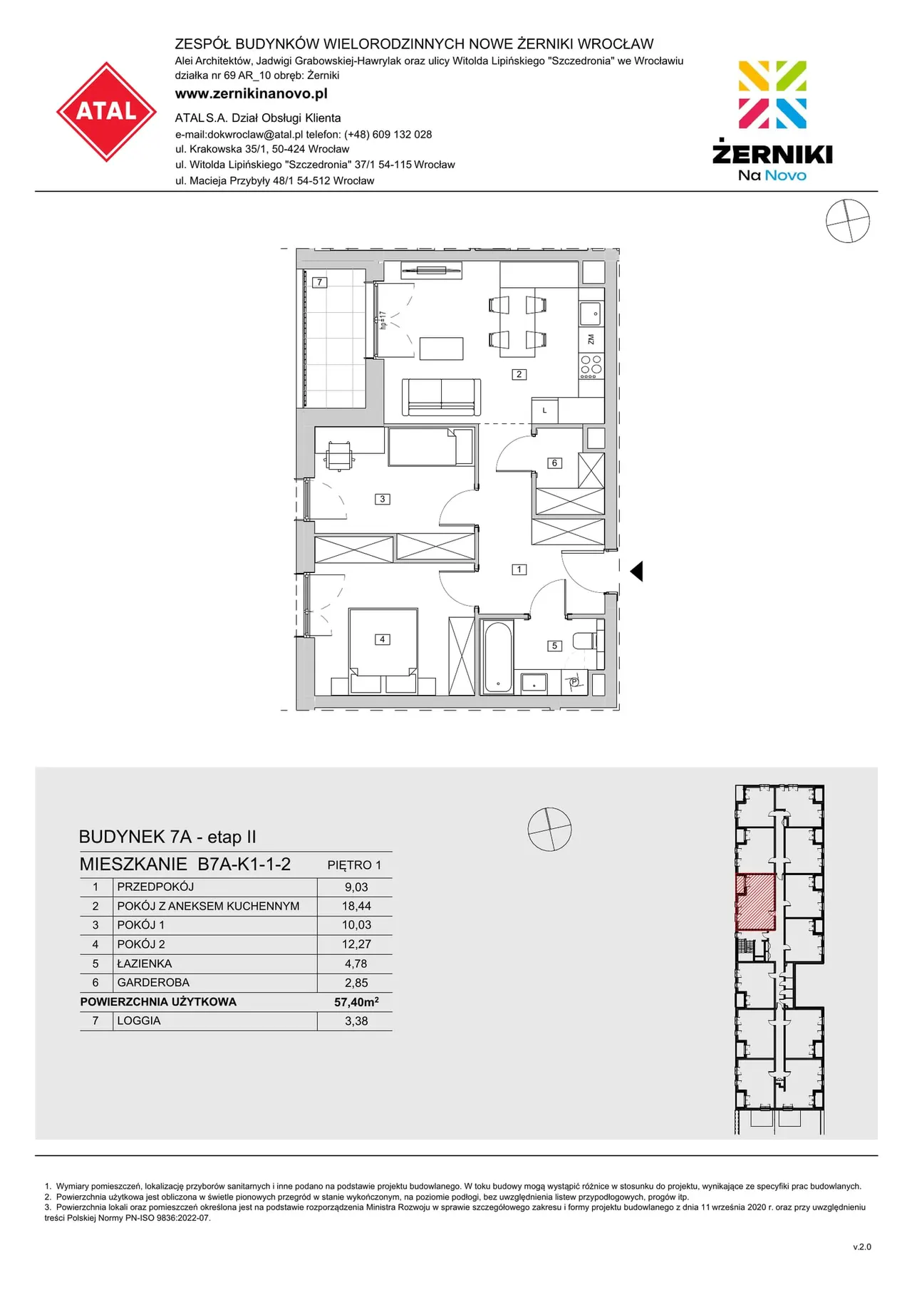 Unit B7A-K1-1-2 — Al. Architektów