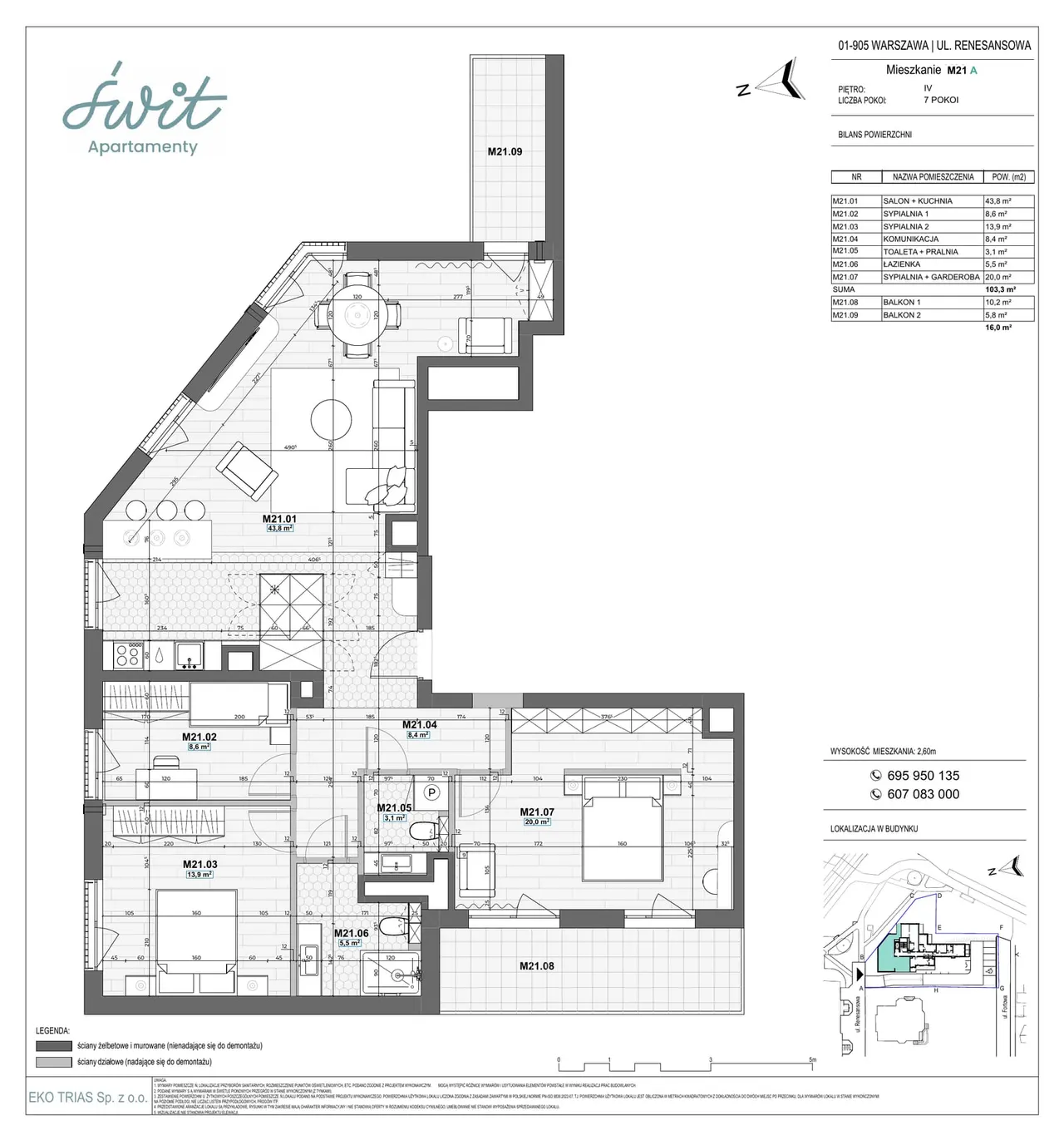 Лот M26 — Apartamenty Świt