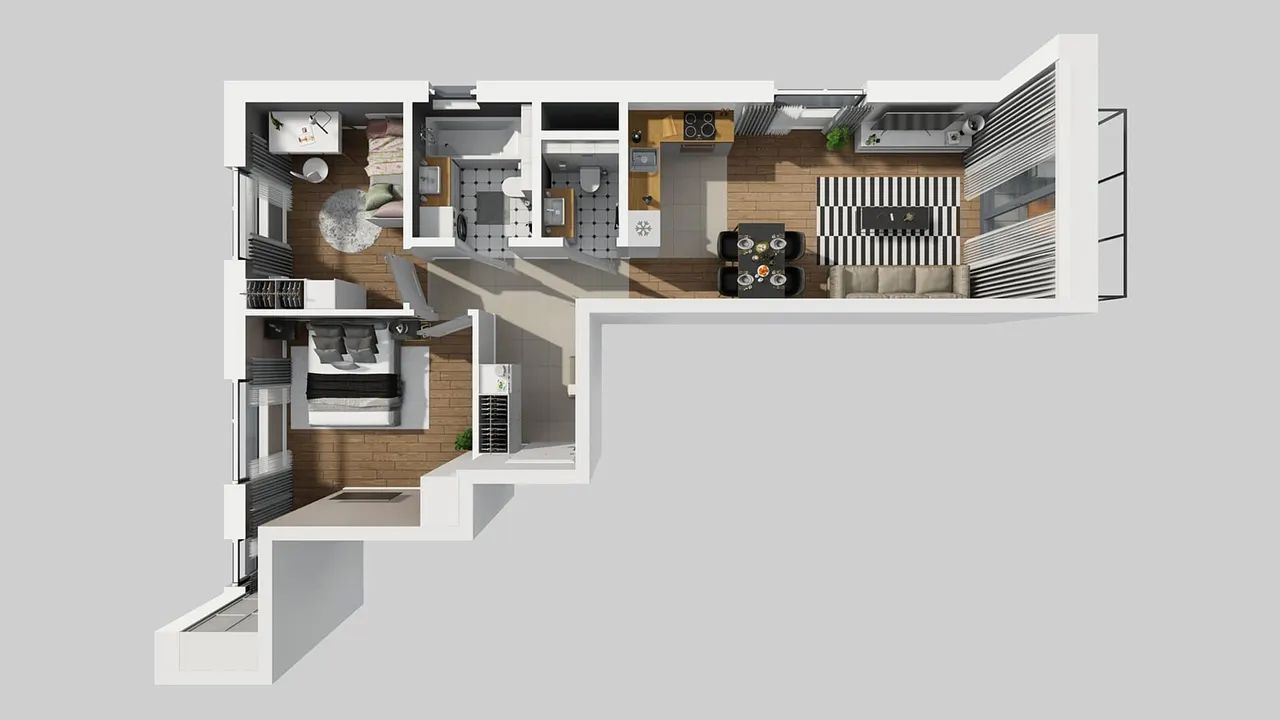 Лот APARTAMENTY BEETHOVENA_2_1_D_MK_25 — Józefa Piusa Dziekońskiego