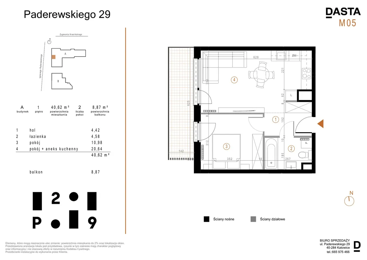 Unit A/M05 — Panorama 3 Stawy ul. Pułaskiego 23
