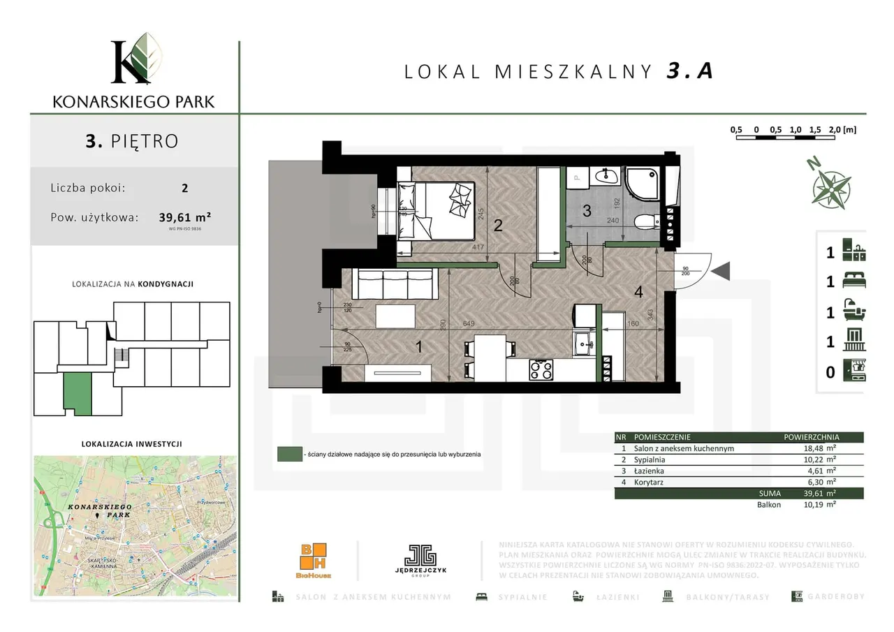 Лот 3.A — ul. Konarskiego dz. nr ew.: 17/10, 27, 28 obr. 0003