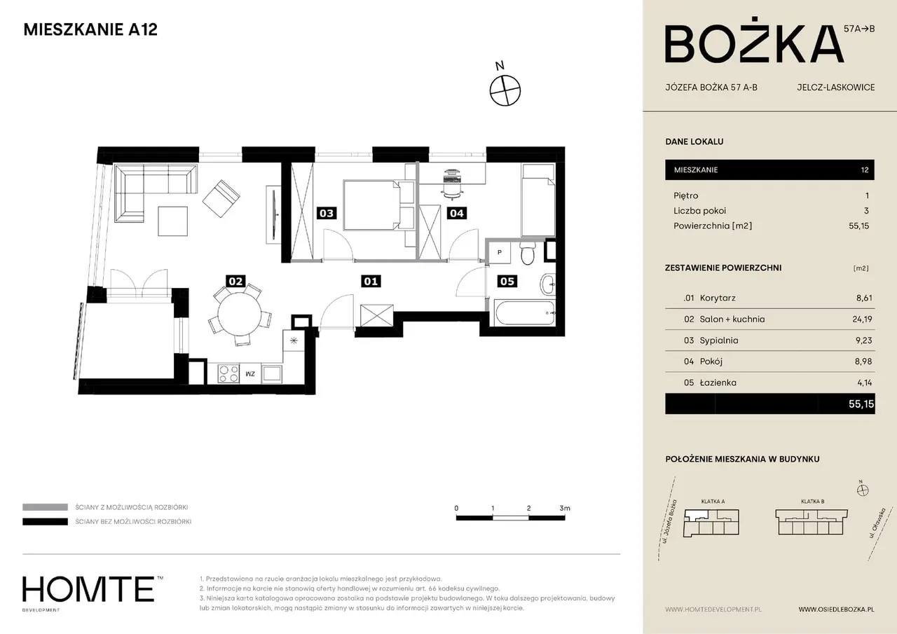 Лот A12 — Bożka 57A-B
