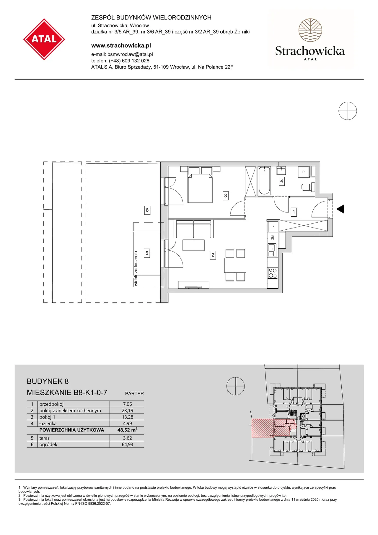 Unit B8-K1-0-7 — Strachowicka 40