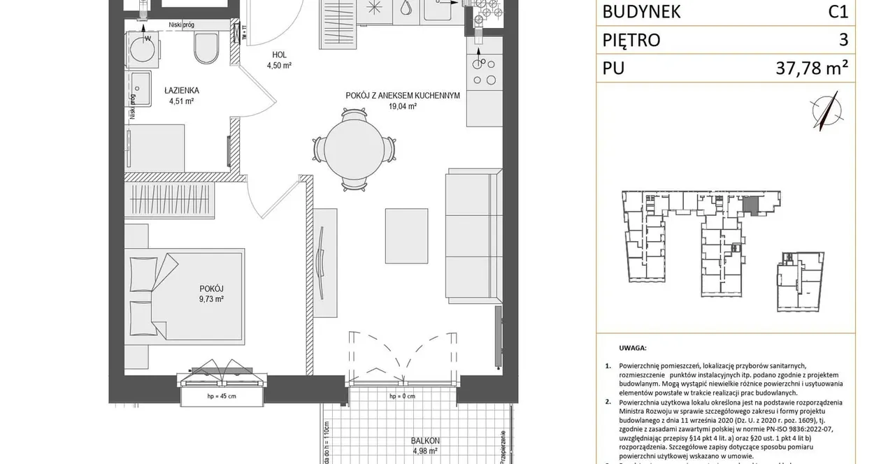 Лот ZAJEZDNIA MOTŁAWA_1_2_C1_MK_69 — Kurza 1-8