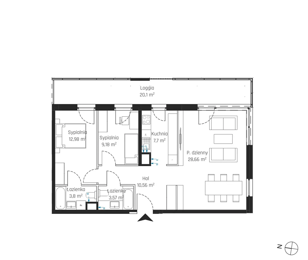 Лот 5M34 — Nadmotławie Apartments