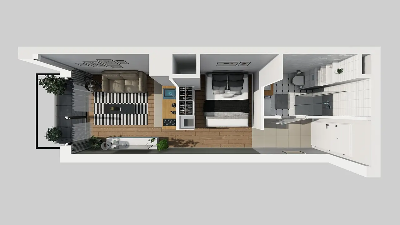 Unit APARTAMENTY GRZYBOWSKA 11_1_1_A_MK_51 — Grzybowska 11