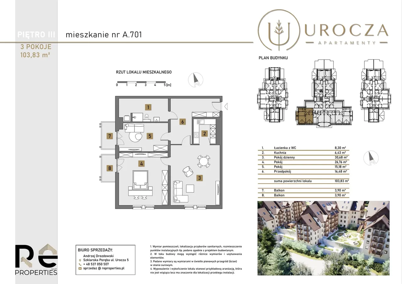 Lokal A701 — Urocza Apartamenty