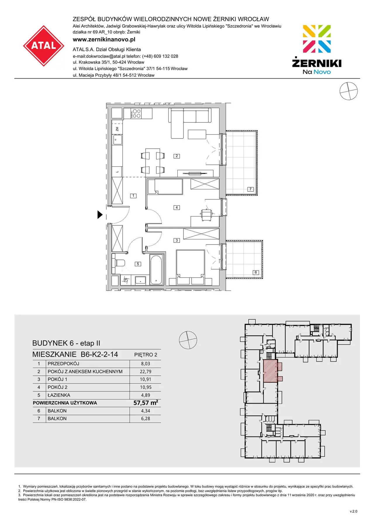 Unit B6-K2-2-14 — Al. Architektów