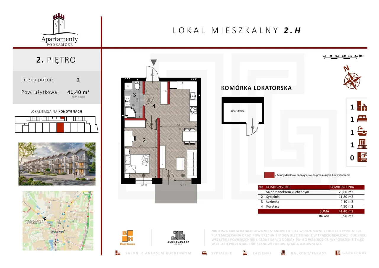 Lokal 2.H — Józefa Longina Sowińskiego Dz