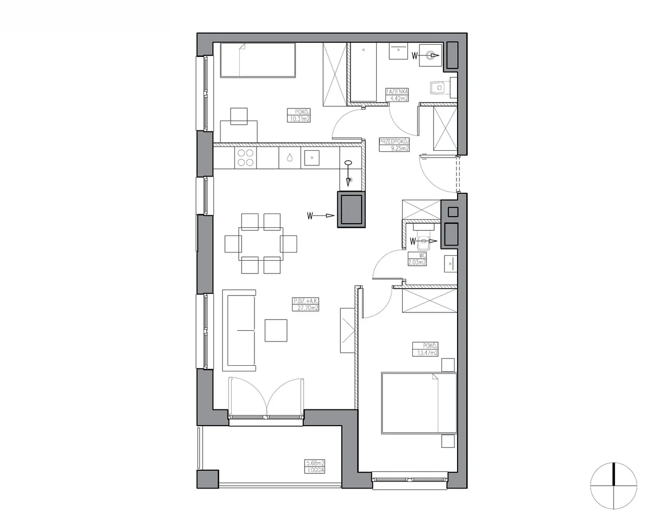 Лот KR5/B/9/2 — Apartamenty Krakowska