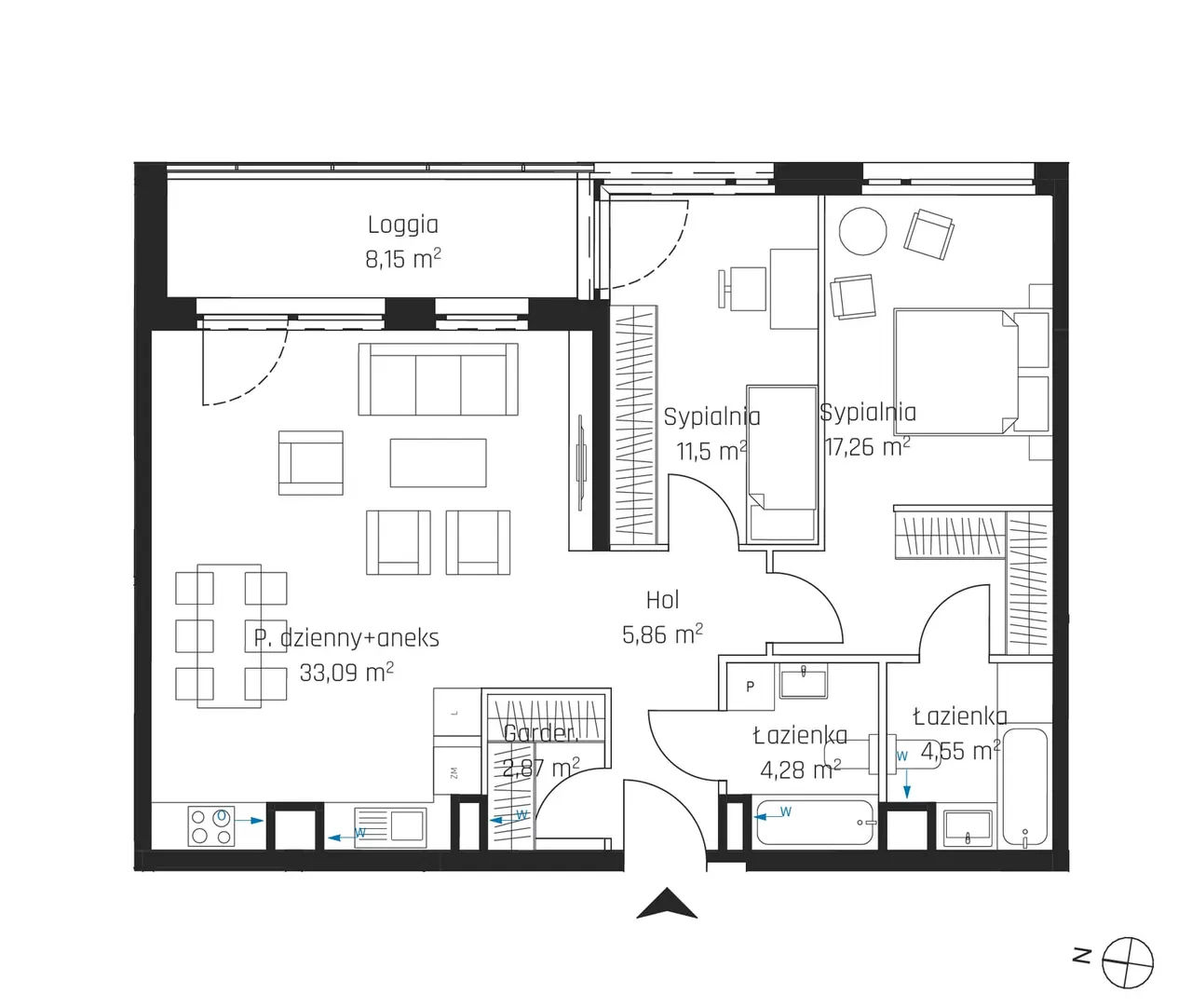 Лот 2M31 — Nadmotławie Apartments