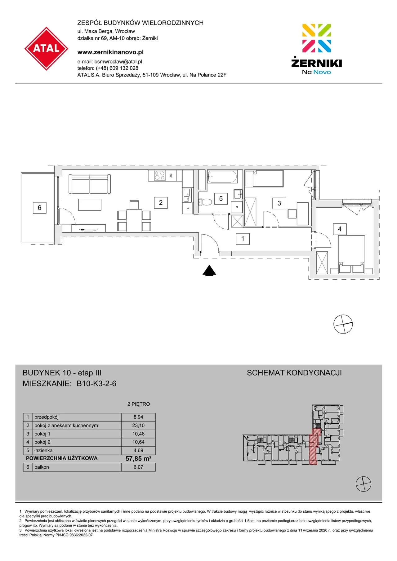 Unit B10-K3-2-6 — W. Lipińskiego oraz M. Berga