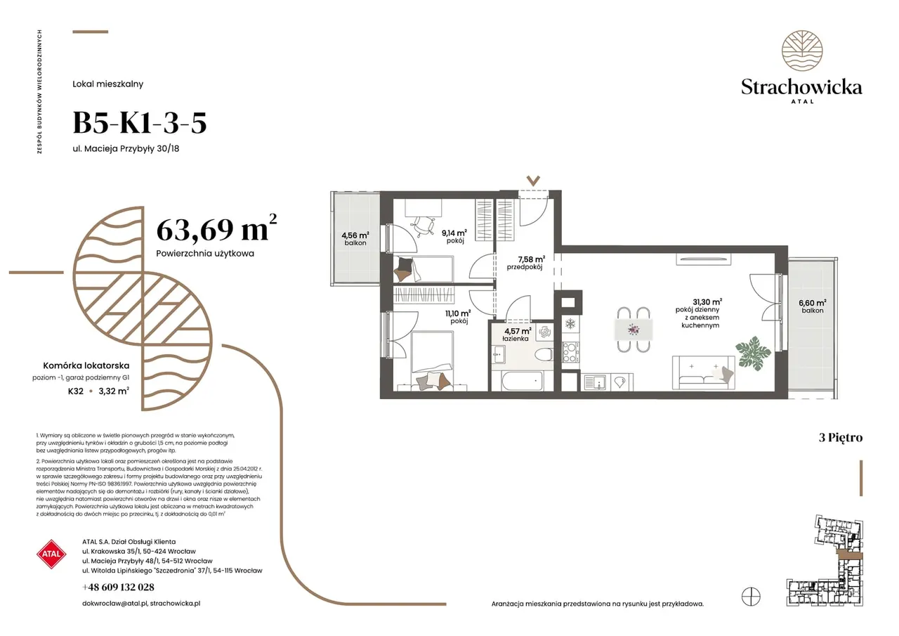 Unit B5-K1-3-5 — Strachowicka 40
