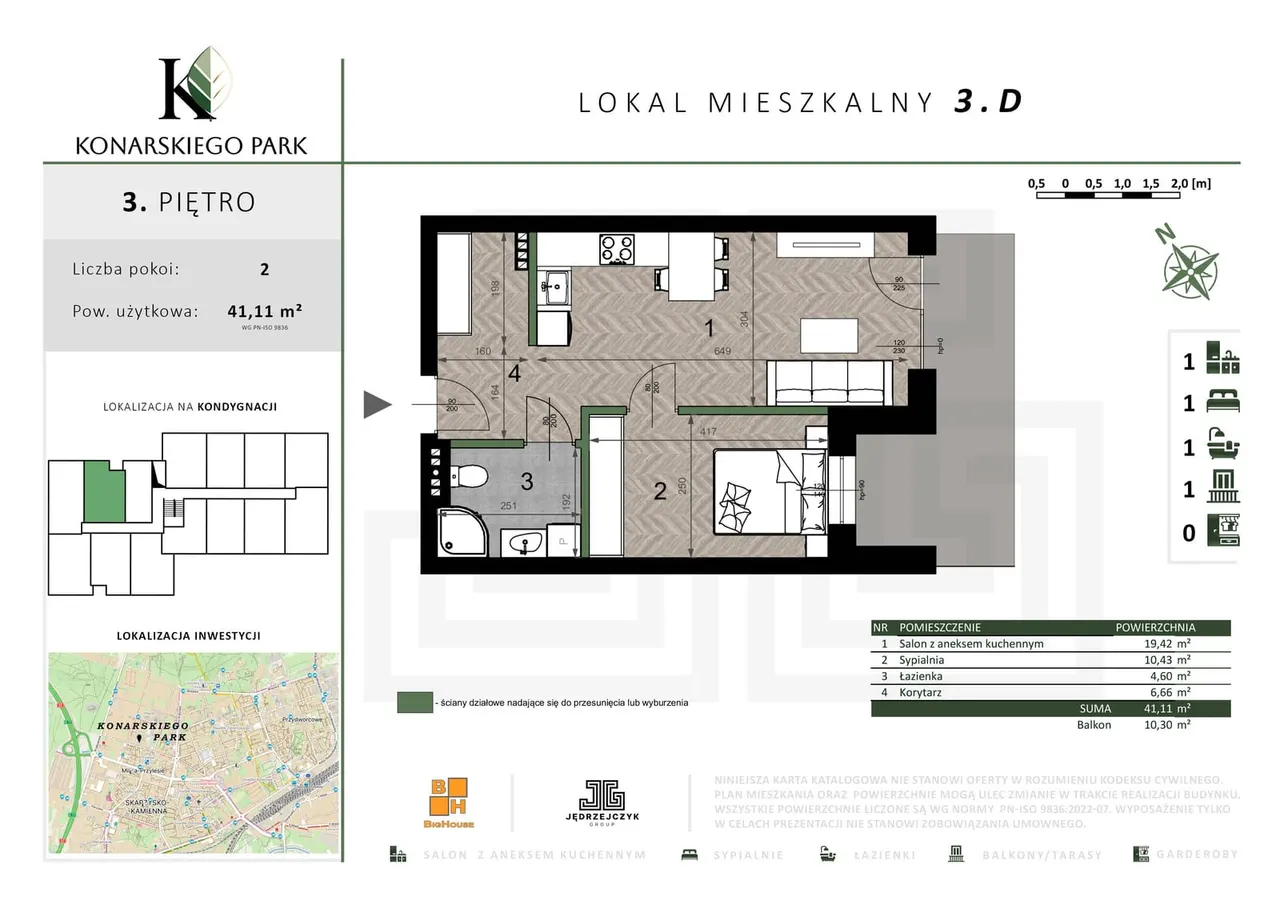 Лот 3.D — ul. Konarskiego dz. nr ew.: 17/10, 27, 28 obr. 0003