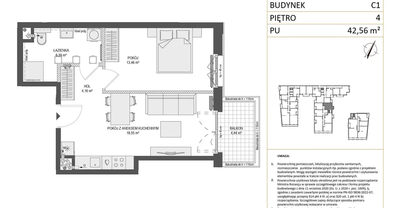 Лот ZAJEZDNIA MOTŁAWA_1_2_C1_MK_113 — Kurza 1-8