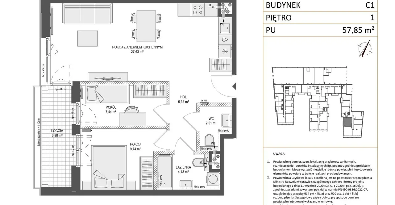 Лот ZAJEZDNIA MOTŁAWA_1_2_C1_MK_121 — Kurza 1-8
