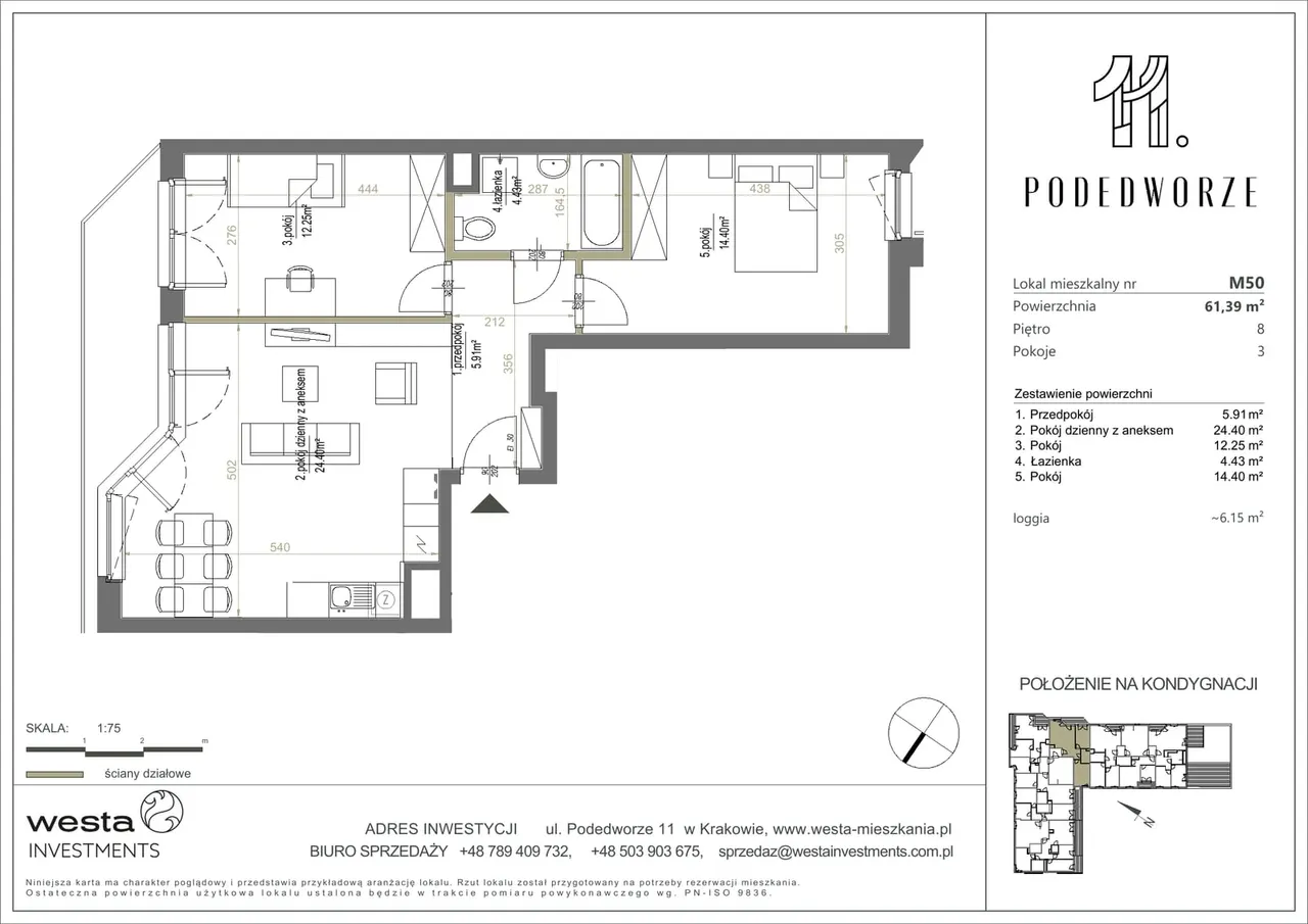 Lokal 1/50 — Podedworze 13