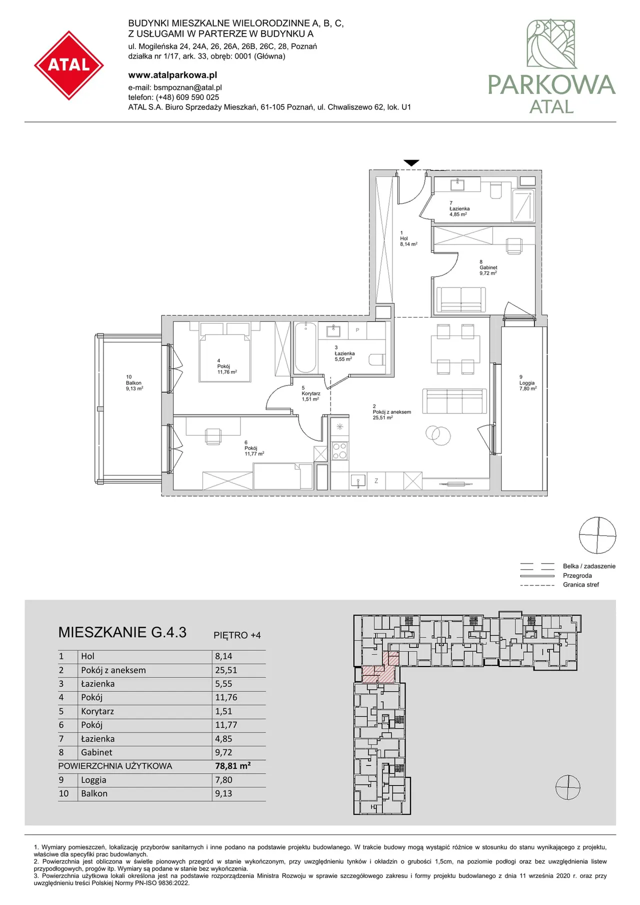 Лот G.4.3 — Mogileńska 24, 26 i 28