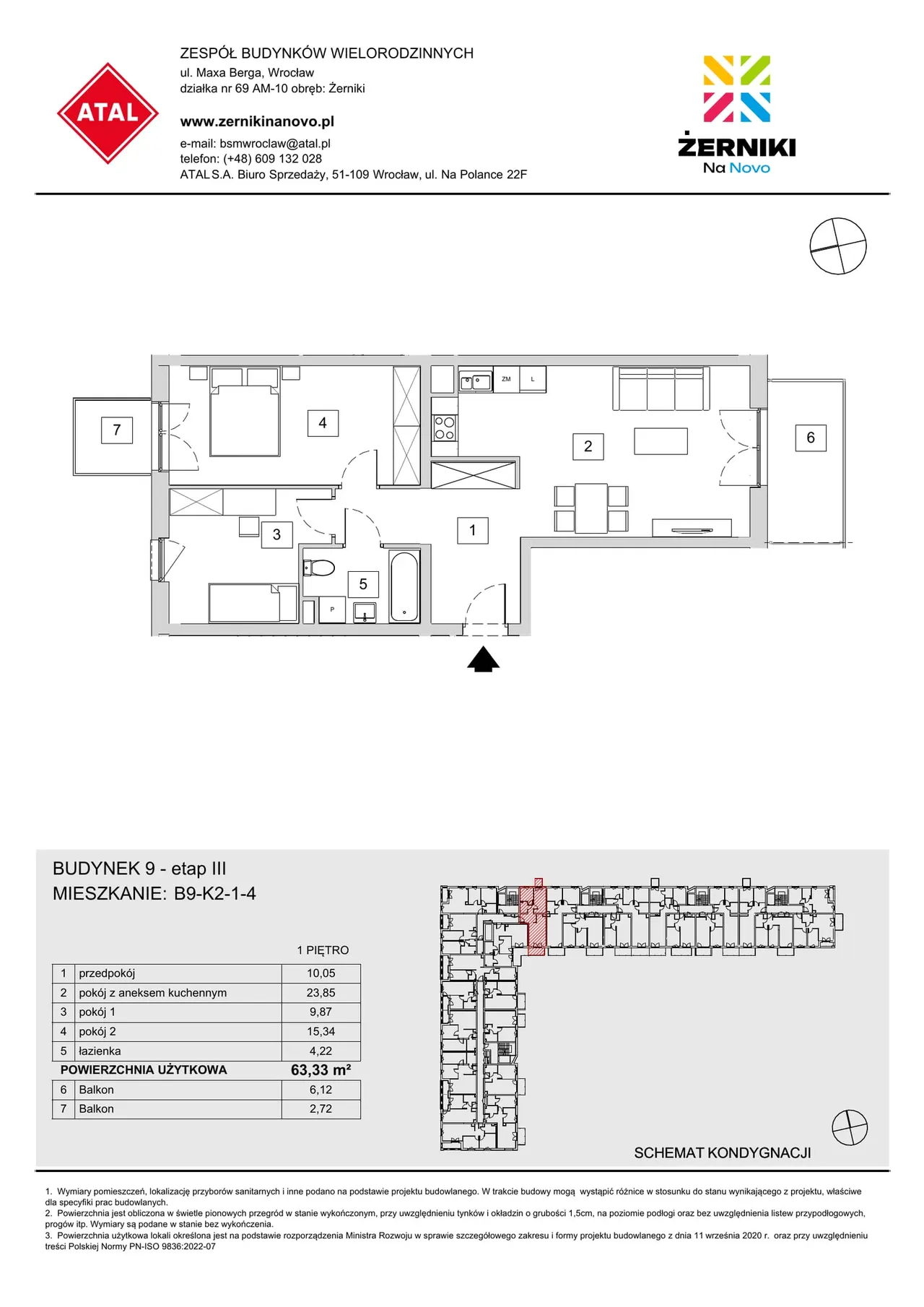 Лот B9-K2-1-4 — W. Lipińskiego oraz M. Berga