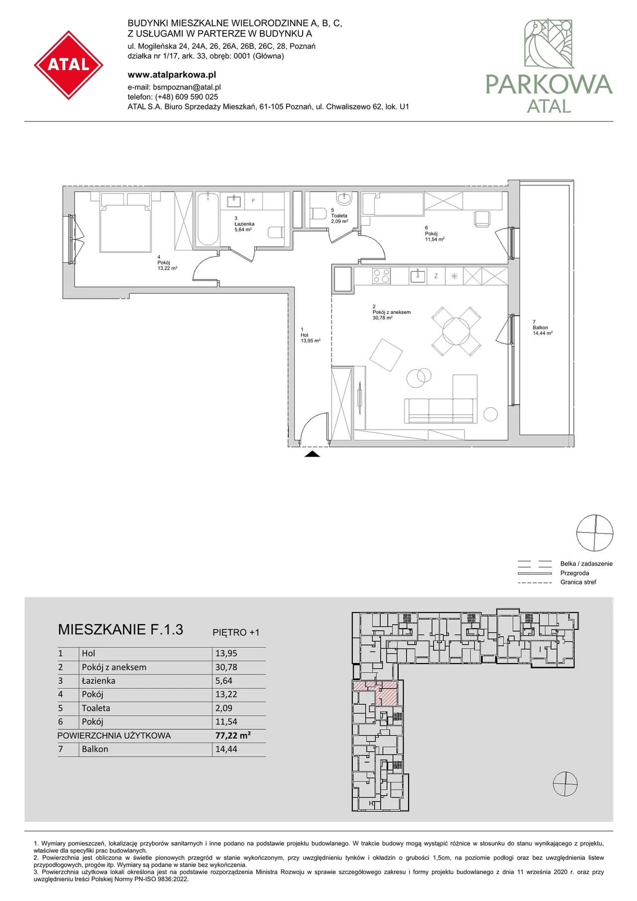 Лот F.1.3 — Mogileńska 24, 26 i 28