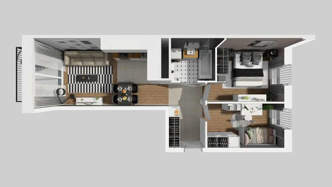 Unit APARTAMENTY PARK MATECZNEGO_2_1_F_MK_64 — Rydlówka