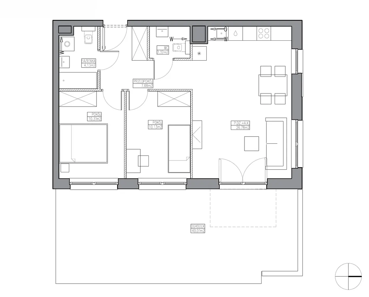 Лот KR5/E/0/1 — Apartamenty Krakowska