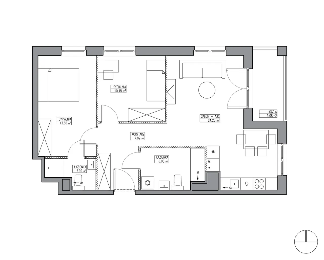 Лот KR6/B/7/1 — Apartamenty Krakowska