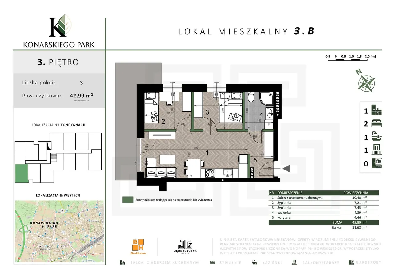 Лот 3.B — ul. Konarskiego dz. nr ew.: 17/10, 27, 28 obr. 0003