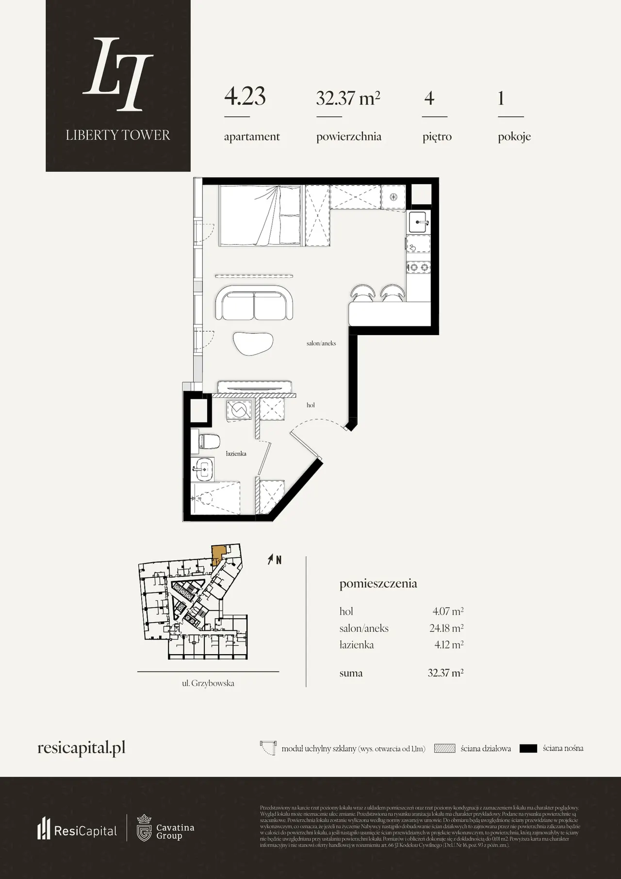 Unit 1/4.23 — Liberty Tower