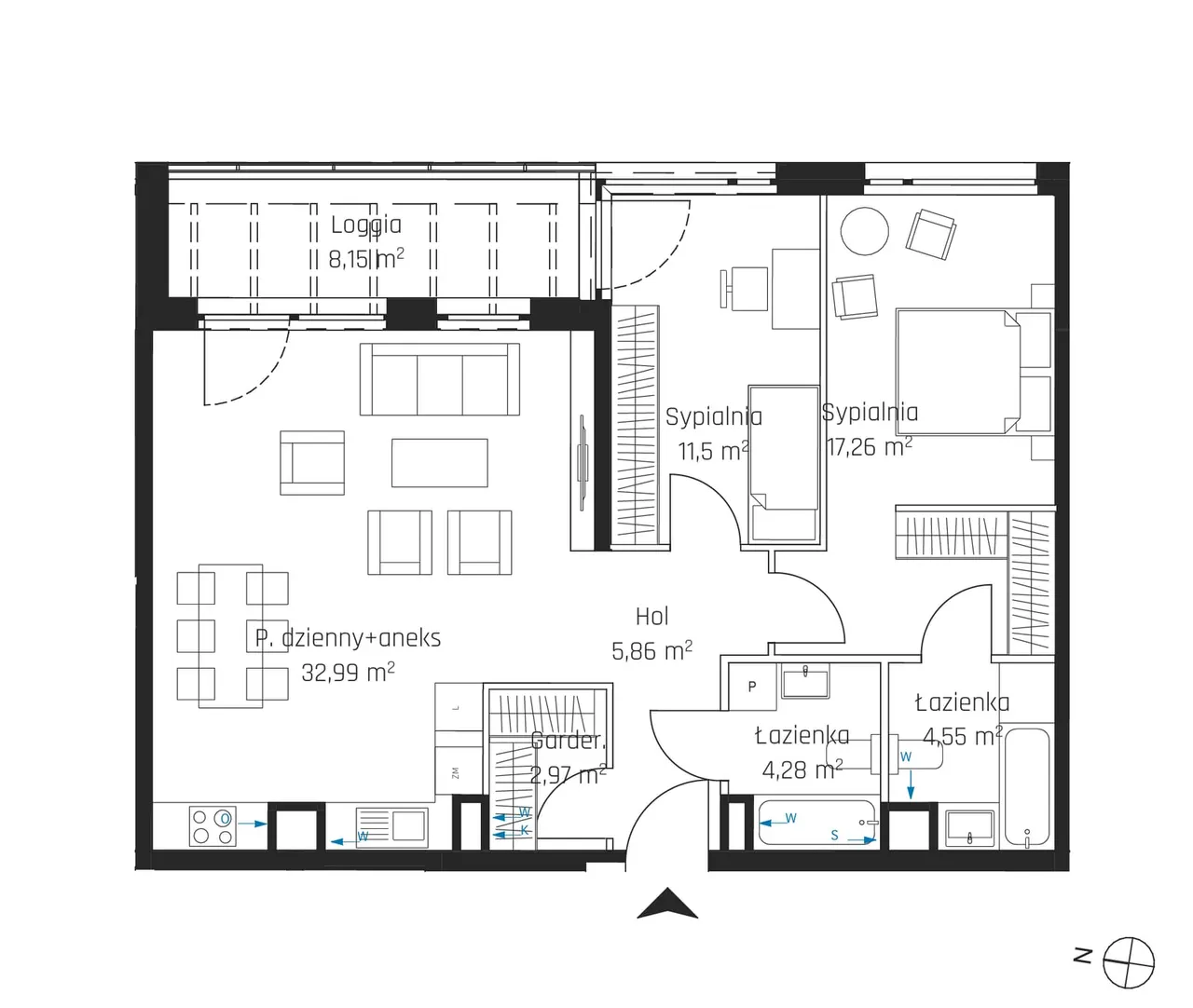 Лот 6M30 — Nadmotławie Apartments