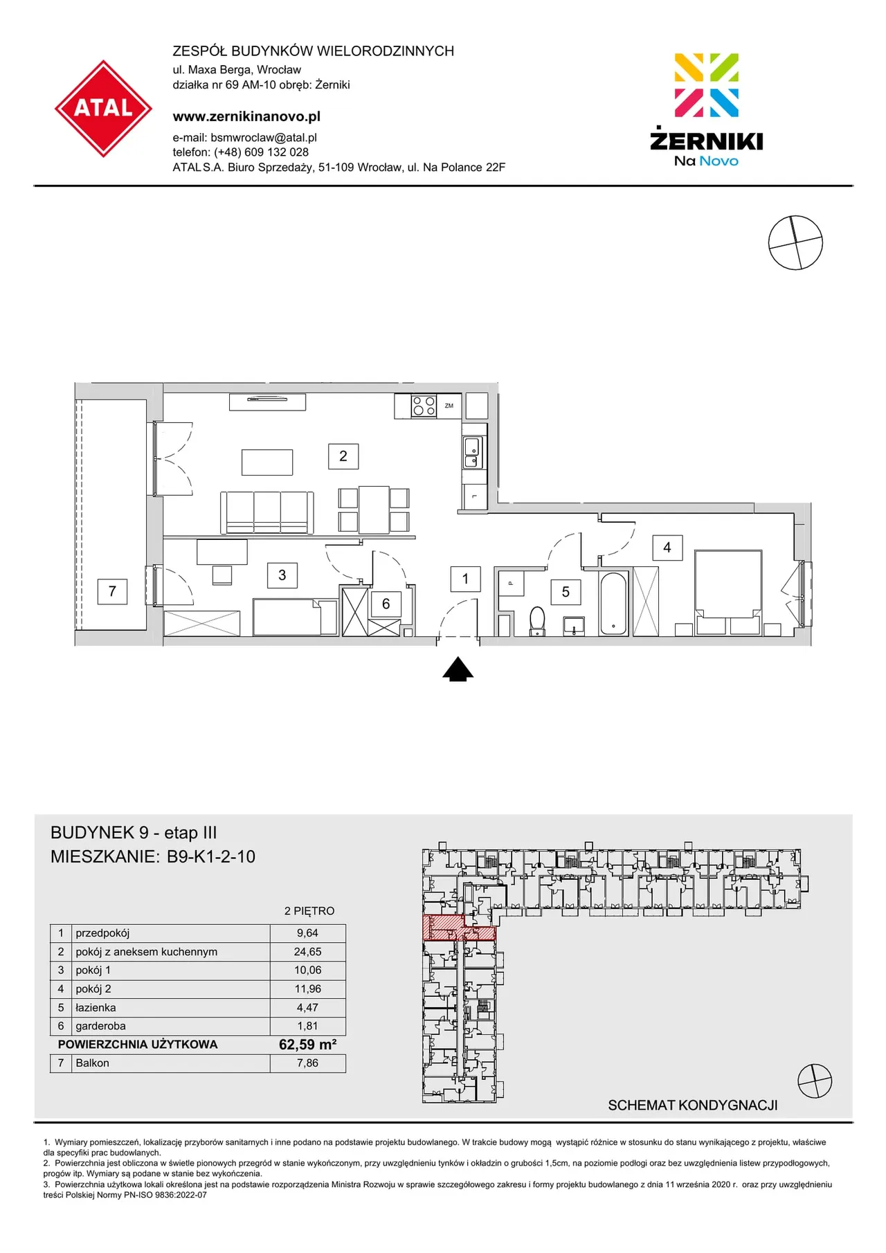Лот B9-K1-2-10 — W. Lipińskiego oraz M. Berga
