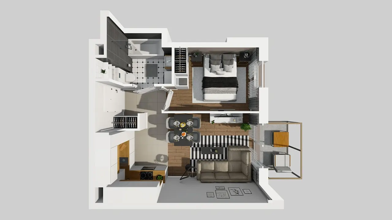 Лот APARTAMENTY KAMIEŃSKIEGO_1_1_A_MK_19 — APARTAMENTY KAMIEŃSKIEGO