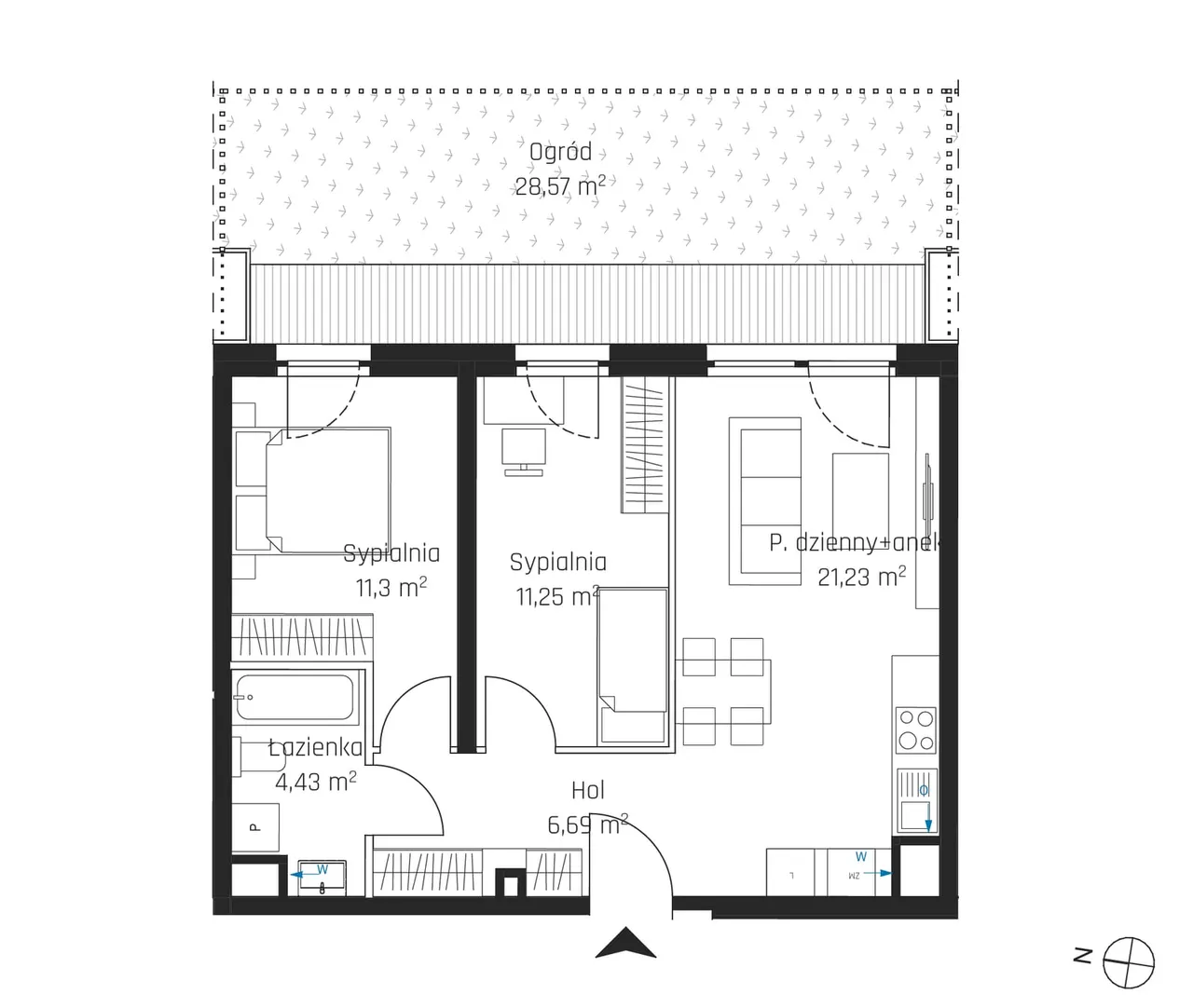Лот 0M10 — Nadmotławie Apartments