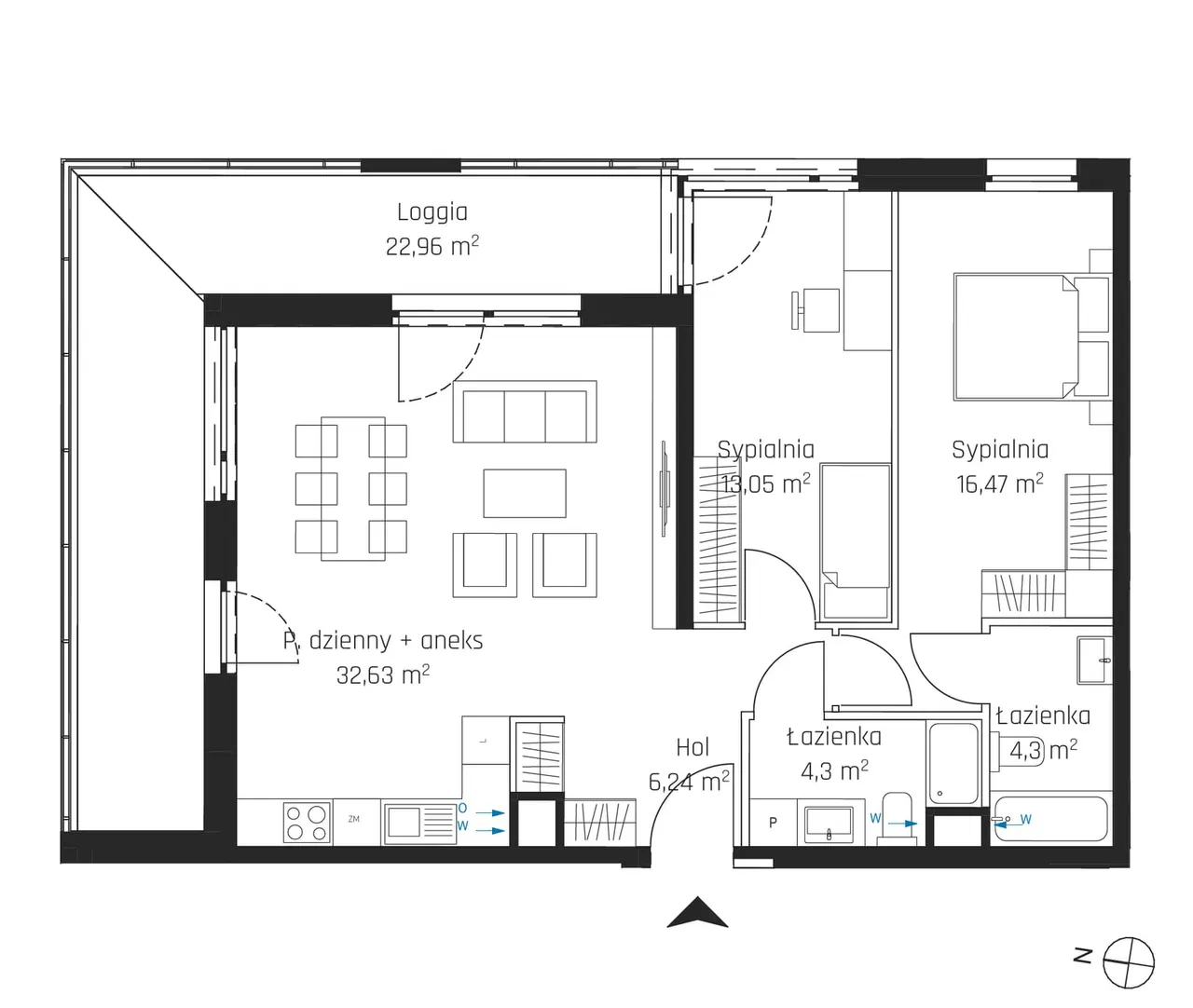 Лот 4M25 — Nadmotławie Apartments